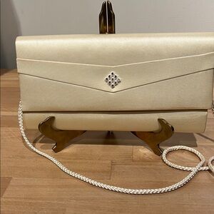 Cream Clutch Bag